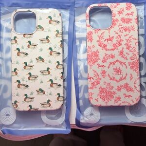 Patterned Phone Cases - Duck and Floral Designs